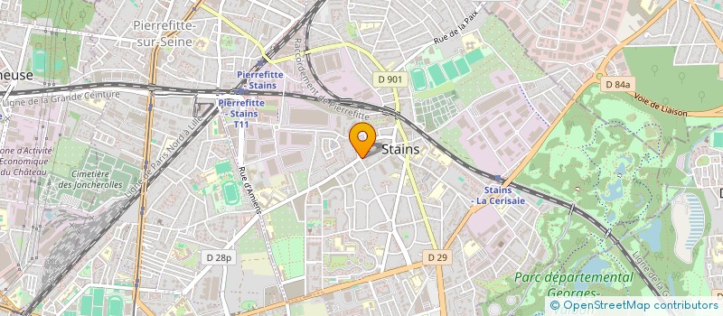 localisation de l'entreprise MONSIEUR JEAN MARCANT à STAINS