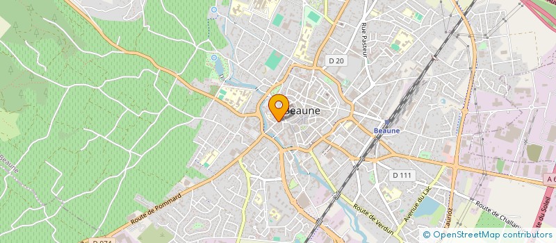 localisation de l'entreprise MONSIEUR JEAN MARCEAU à BEAUNE