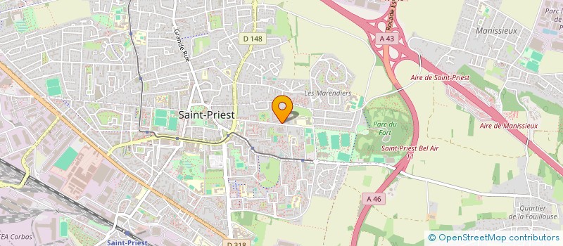 localisation de l'entreprise MONSIEUR JEAN MARCEAU  SAINT-PRIEST