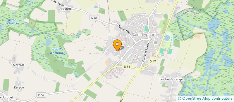 localisation de l'entreprise MONSIEUR JEAN-MARCEL GABORIT à SAINT-LYPHARD