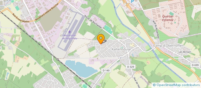 localisation de l'entreprise MONSIEUR JEAN MARCEL LEONHARDT  KALTENHOUSE