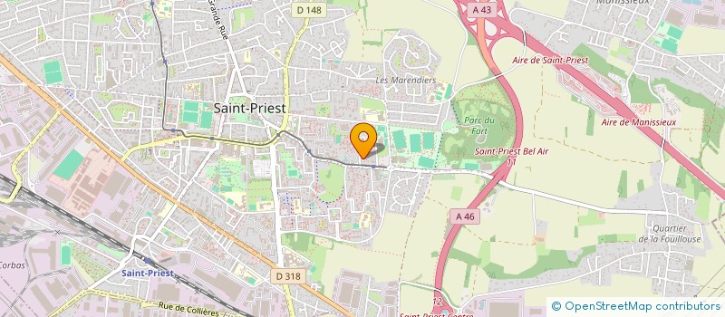 localisation de l'entreprise MONSIEUR JEAN-MARCEL MERCADAL  SAINT-PRIEST