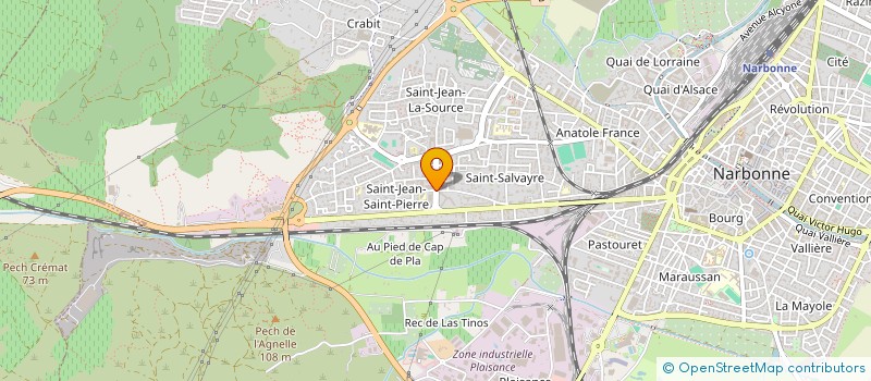 localisation de l'entreprise MONSIEUR JEAN MARCEL SARDA  NARBONNE