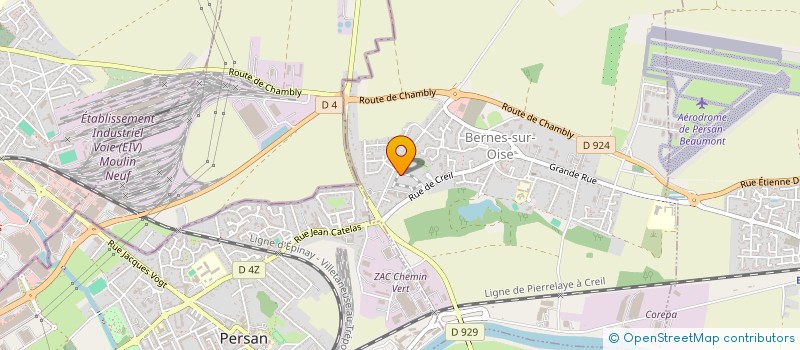 localisation de l'entreprise MONSIEUR JEAN MARCELIN  BERNES-SUR-OISE