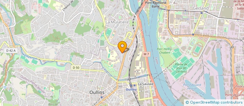 localisation de l'entreprise MONSIEUR JEAN-MARCELLIN BUTTIN  LA MULATIERE