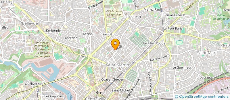 localisation de l'entreprise MONSIEUR JEAN MARCHADOUR à BREST