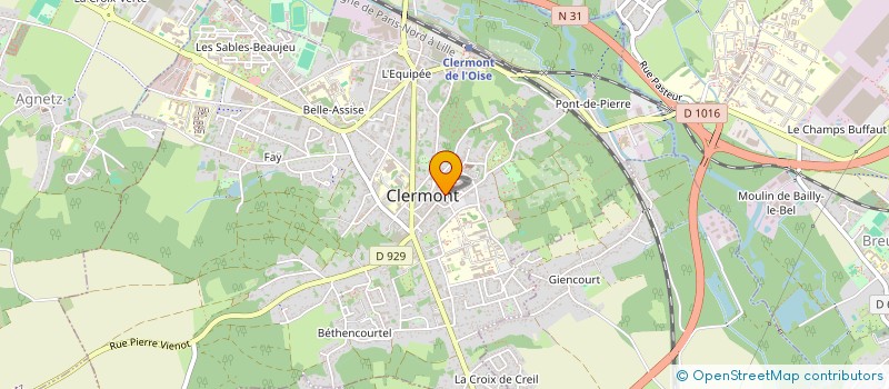 localisation de l'entreprise MONSIEUR JEAN MARCHAL à CLERMONT