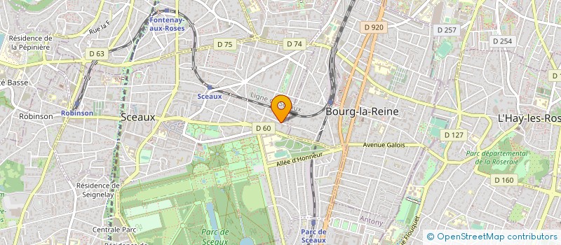 localisation de l'entreprise MONSIEUR JEAN MARCHAND à SCEAUX