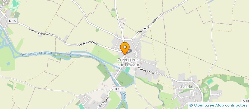 localisation de l'entreprise MONSIEUR JEAN MARCHAND à CREVECŒUR-SUR-L'ESCAUT