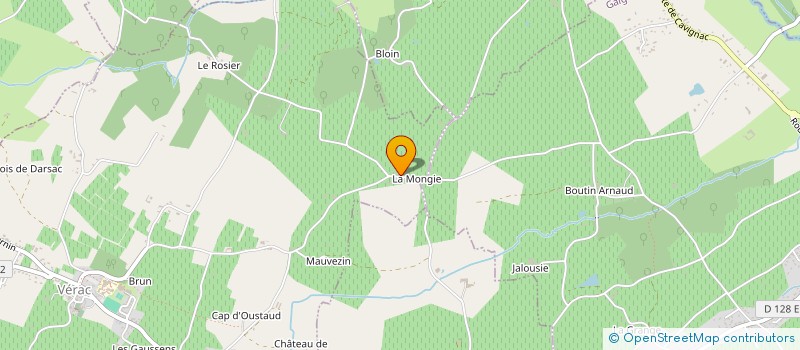 localisation de l'entreprise MONSIEUR JEAN MARCHAND  VERAC