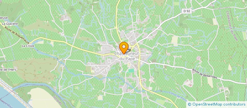 localisation de l'entreprise MONSIEUR JEAN MARCHAND  CHATEAUNEUF-DU-PAPE