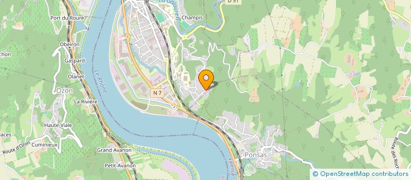 localisation de l'entreprise MONSIEUR JEAN MARCHAND  SAINT-VALLIER