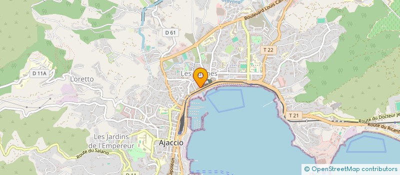 localisation de l'entreprise MONSIEUR JEAN MARCHI à AJACCIO