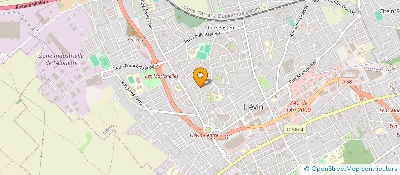 localisation de l'entreprise MONSIEUR JEAN MARCHIAFAVA à LIEVIN