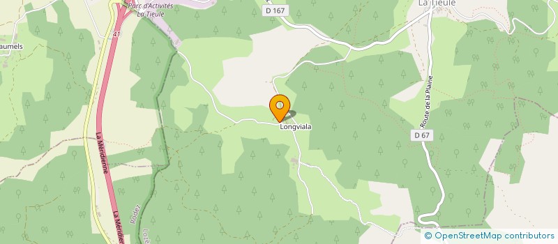 localisation de l'entreprise MONSIEUR JEAN MARCILHAC  LA TIEULE