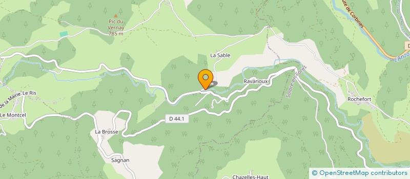 localisation de l'entreprise MONSIEUR JEAN MARCOUX  LA COTE-EN-COUZAN