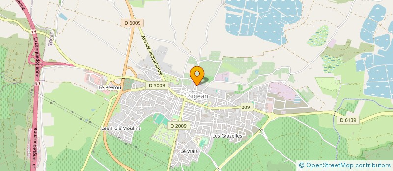 localisation de l'entreprise MONSIEUR JEAN MARCUELLO  SIGEAN