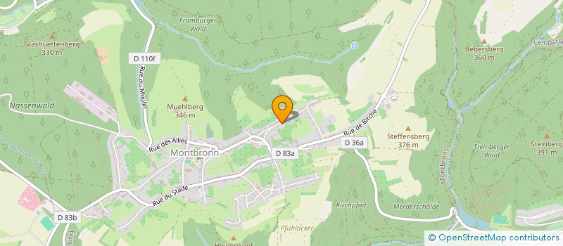 localisation de l'entreprise MONSIEUR JEAN MARDINE  MONTBRONN