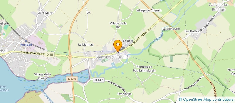 localisation de l'entreprise MONSIEUR JEAN-MARE LAMY  PORT-BAIL-SUR-MER