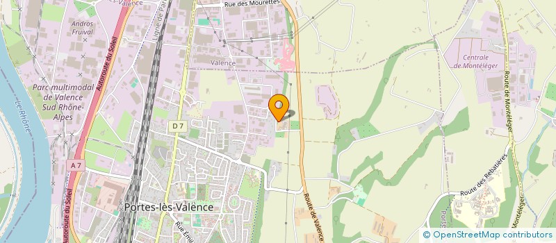 localisation de l'entreprise MONSIEUR JEAN MARGERIE  PORTES LES VALENCE