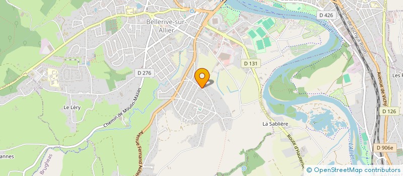 localisation de l'entreprise MONSIEUR JEAN MARGNAT à BELLERIVE-SUR-ALLIER