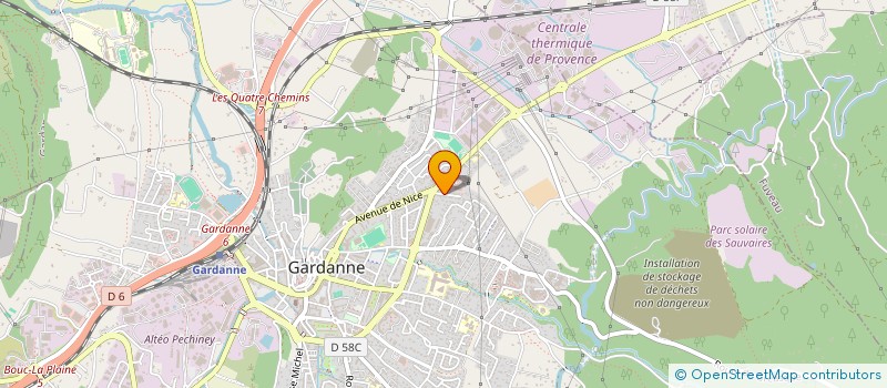 localisation de l'entreprise MONSIEUR JEAN MARGOSSIAN à GARDANNE