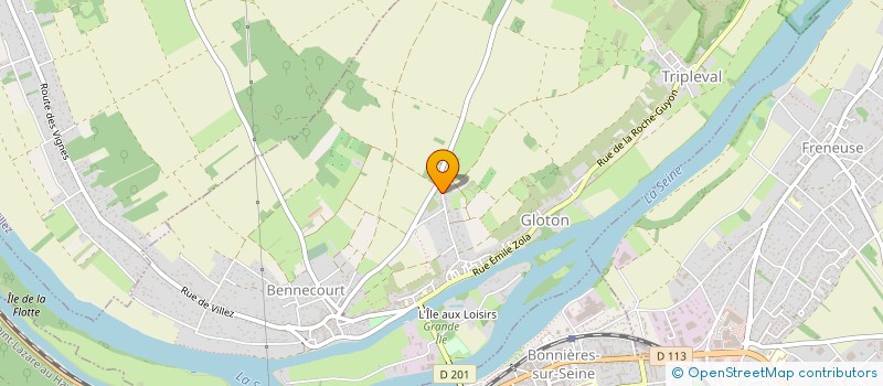 localisation de l'entreprise MONSIEUR JEAN MARGUE à BONNIERES-SUR-SEINE