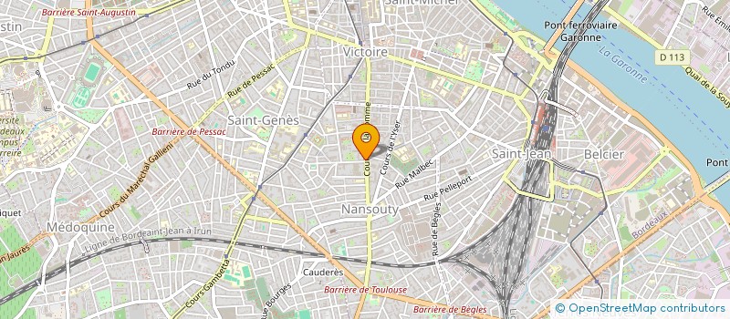 localisation de l'entreprise MONSIEUR JEAN MARI à BORDEAUX