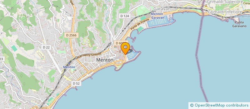 localisation de l'entreprise MONSIEUR JEAN MARIANI à MENTON