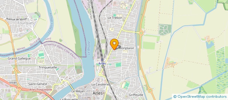 localisation de l'entreprise MONSIEUR JEAN MARIANI  ARLES