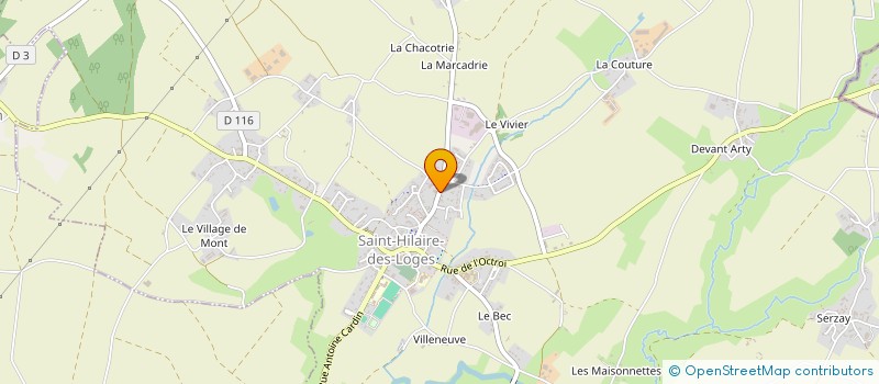 localisation de l'entreprise MONSIEUR JEAN-MARIE AIRAUD à SAINT-HILAIRE-DES-LOGES