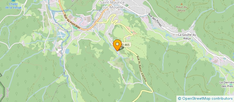 localisation de l'entreprise MONSIEUR JEAN-MARIE ALBIET  SAINT-MAURICE-SUR-MOSELLE