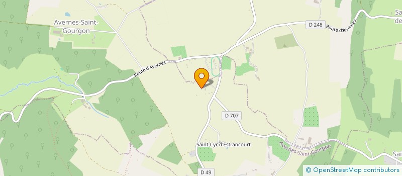 localisation de l'entreprise MONSIEUR JEAN-MARIE ANDRES-MAILLET à AVERNES-SAINT-GOURGON