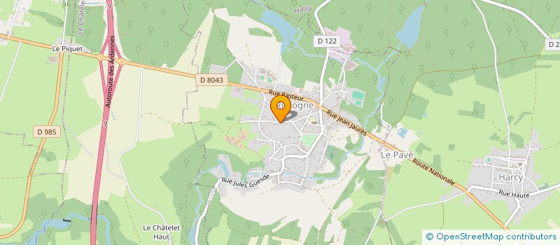 localisation de l'entreprise MONSIEUR JEAN-MARIE ANDRETTO  RIMOGNE