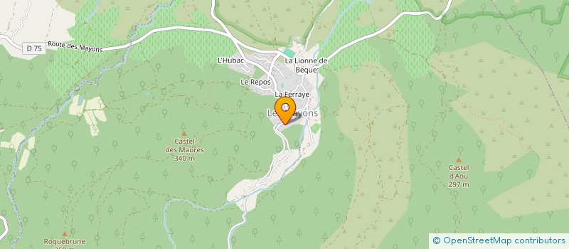 localisation de l'entreprise MONSIEUR JEAN-MARIE ARBEFEUILLE  LE CANNET-DES-MAURES