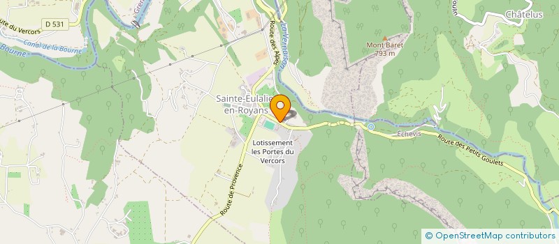 localisation de l'entreprise MONSIEUR JEAN-MARIE ARDU  SAINTE-EULALIE-EN-ROYANS