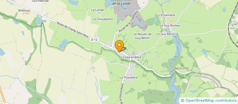localisation de l'entreprise MONSIEUR JEAN MARIE ARNAUD à LA BOISSIERE-DES-LANDES