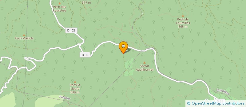 localisation de l'entreprise MONSIEUR JEAN-MARIE ARNAUDIES  ALBIERES