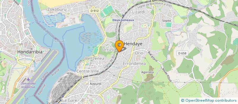localisation de l'entreprise MONSIEUR JEAN-MARIE ARRESE-IGOR  HENDAYE