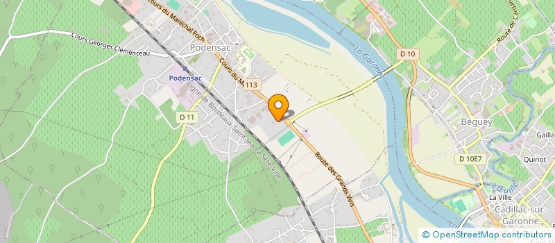 localisation de l'entreprise MONSIEUR JEAN MARIE AUBATERRE  PODENSAC