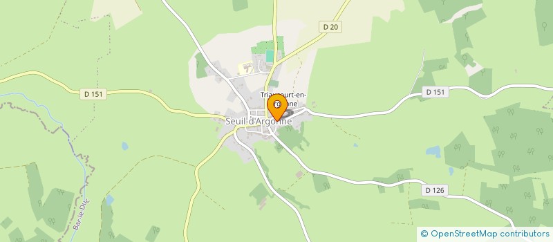 localisation de l'entreprise MONSIEUR JEAN-MARIE AUBRY à SEUIL-D'ARGONNE