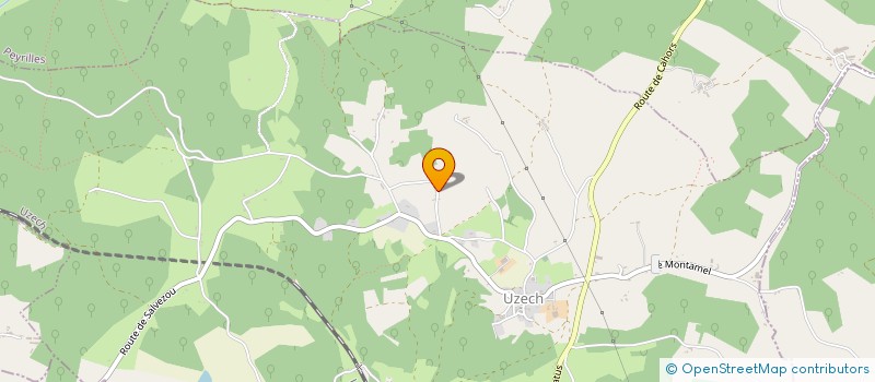 localisation de l'entreprise MONSIEUR JEAN-MARIE AULIE  UZECH