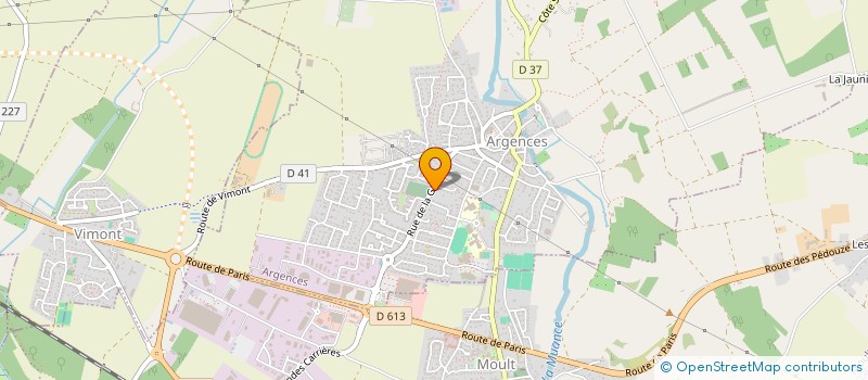 localisation de l'entreprise MONSIEUR JEAN-MARIE AUTHOUART  MOULT-CHICHEBOVILLE