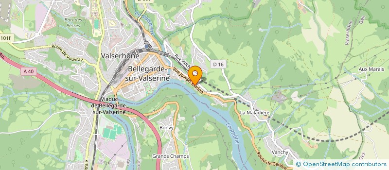 localisation de l'entreprise MONSIEUR JEAN-MARIE AUVRAY à VALSERHONE