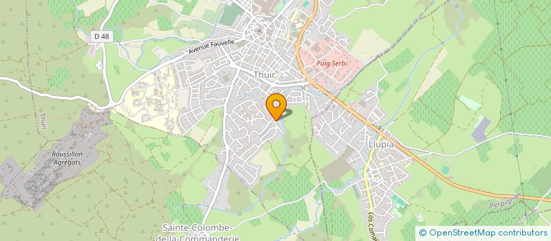 localisation de l'entreprise MONSIEUR JEAN-MARIE BACH  THUIR