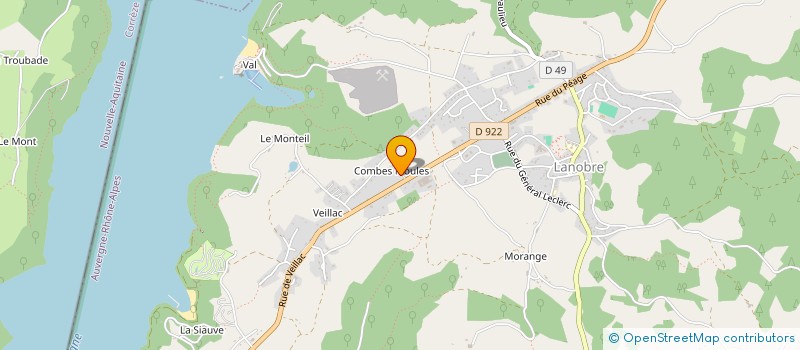 localisation de l'entreprise MONSIEUR JEAN MARIE BAFOIL à LANOBRE