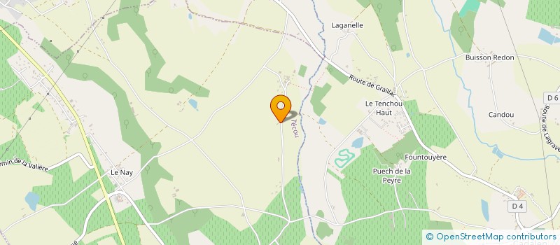 localisation de l'entreprise MONSIEUR JEAN-MARIE BALANCE  TECOU