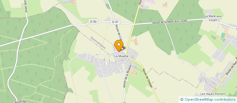 localisation de l'entreprise MONSIEUR JEAN-MARIE BALLANDONNE  QUINCAMPOIX