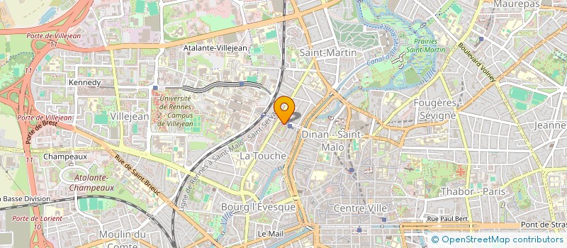 localisation de l'entreprise MONSIEUR JEAN-MARIE BALLAY  RENNES