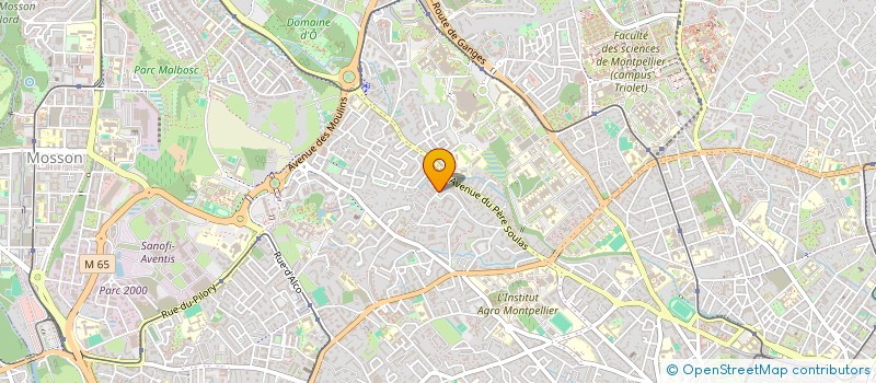 localisation de l'entreprise MONSIEUR JEAN-MARIE BARGOT à MONTPELLIER